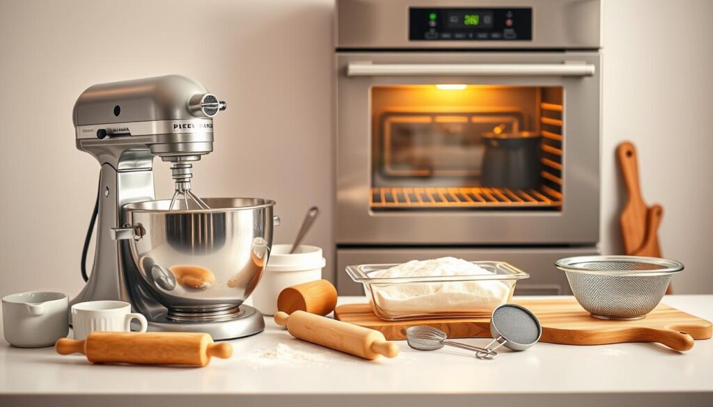 Peralatan dapur untuk membuat roti tawar Peralatan dapur untuk membuat roti tawar
