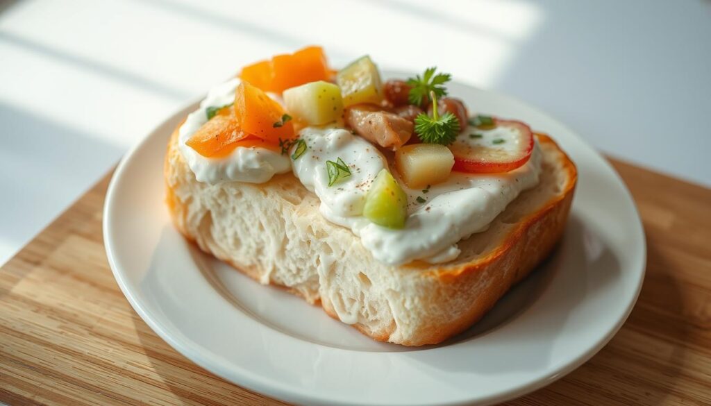 Roti Tawar dengan Topping