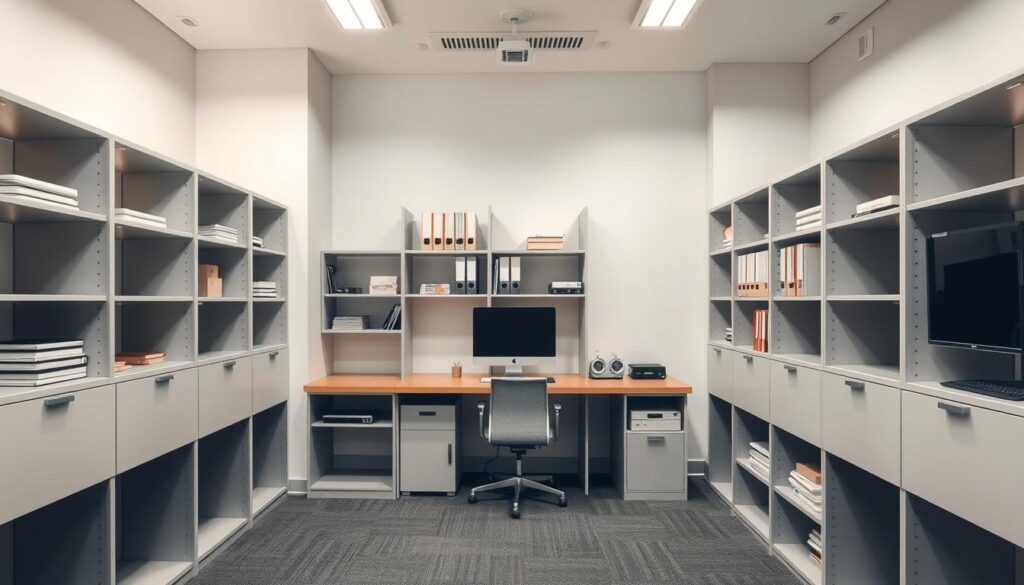 desain interior ruang penyimpanan