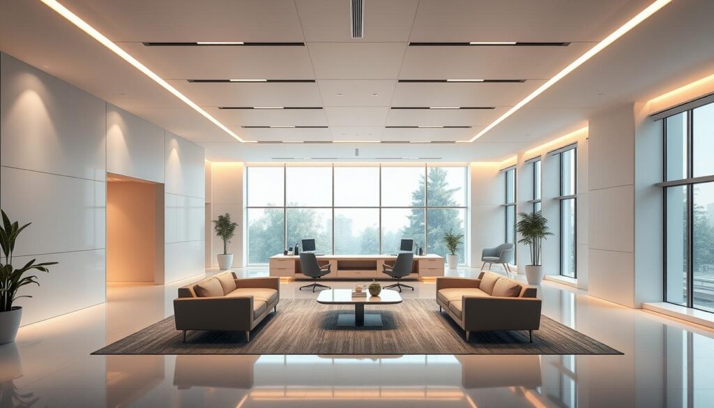 desain kantor futuristik