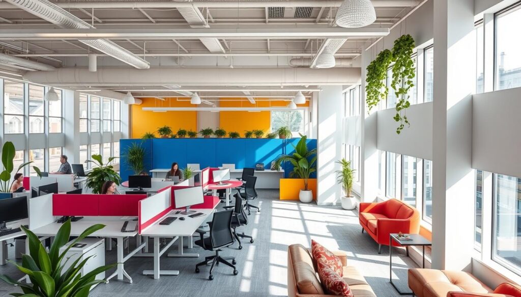 desain kantor yang mendukung kreativitas