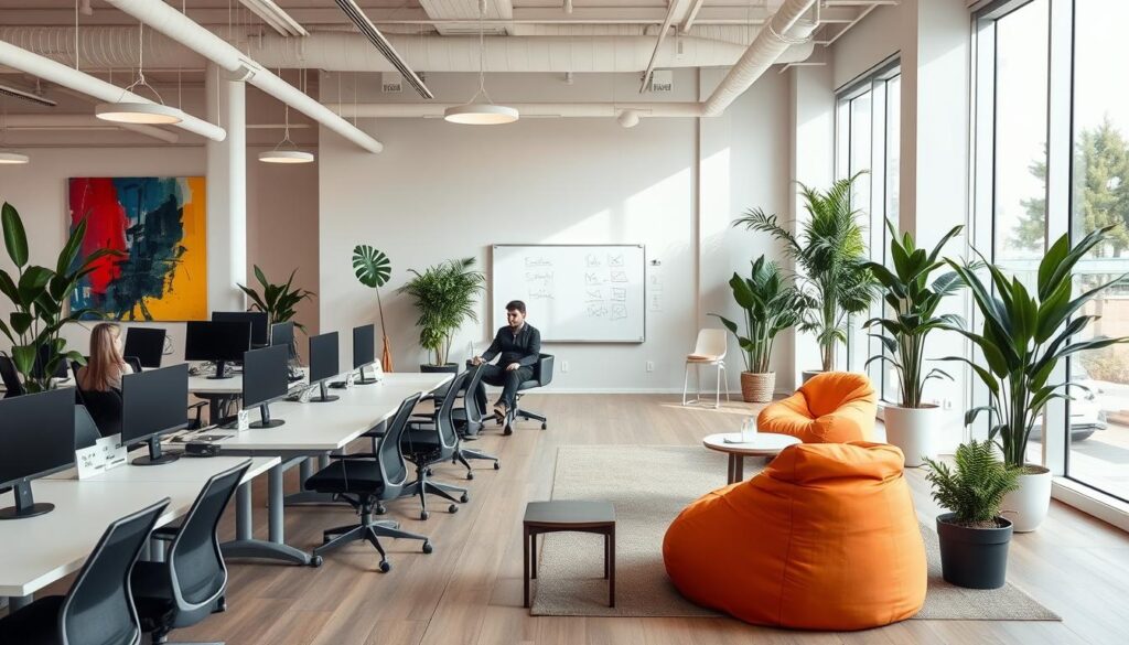 desain kantor yang mendukung kreativitas