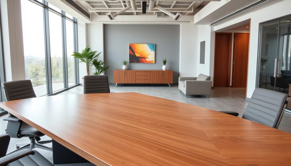 gaya desain kantor contemporary