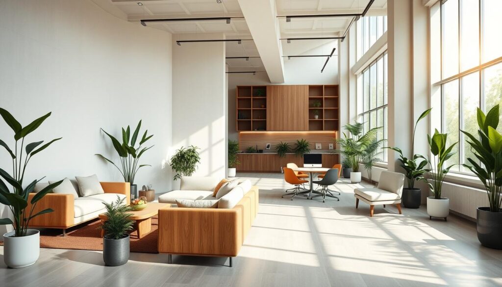 konsep ruang kantor berkelanjutan