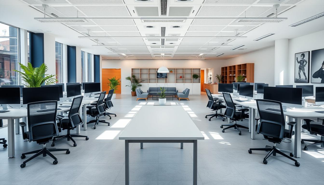 tata letak area kantor bagus
