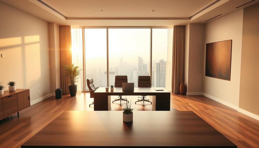 inspirasi warna kantor yang elegan