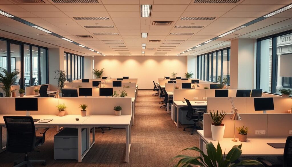layout kantor ergonomis