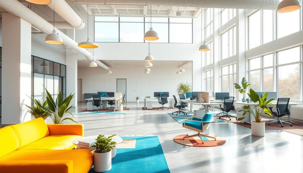 warna terang di kantor